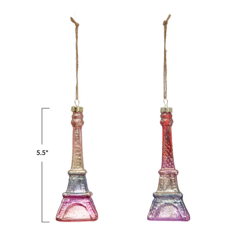 Image of Ombre Eiffel Tower Ornament