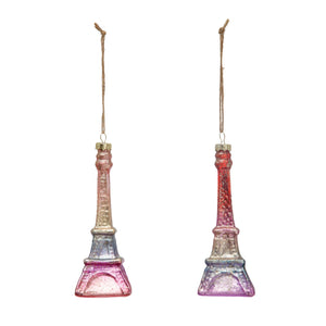 Ombre Eiffel Tower Ornament