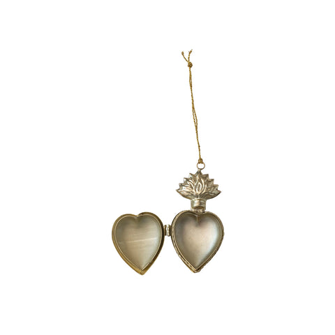 Image of Sacred Heart Locket Ornament