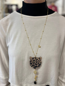Leopard Gem Necklace