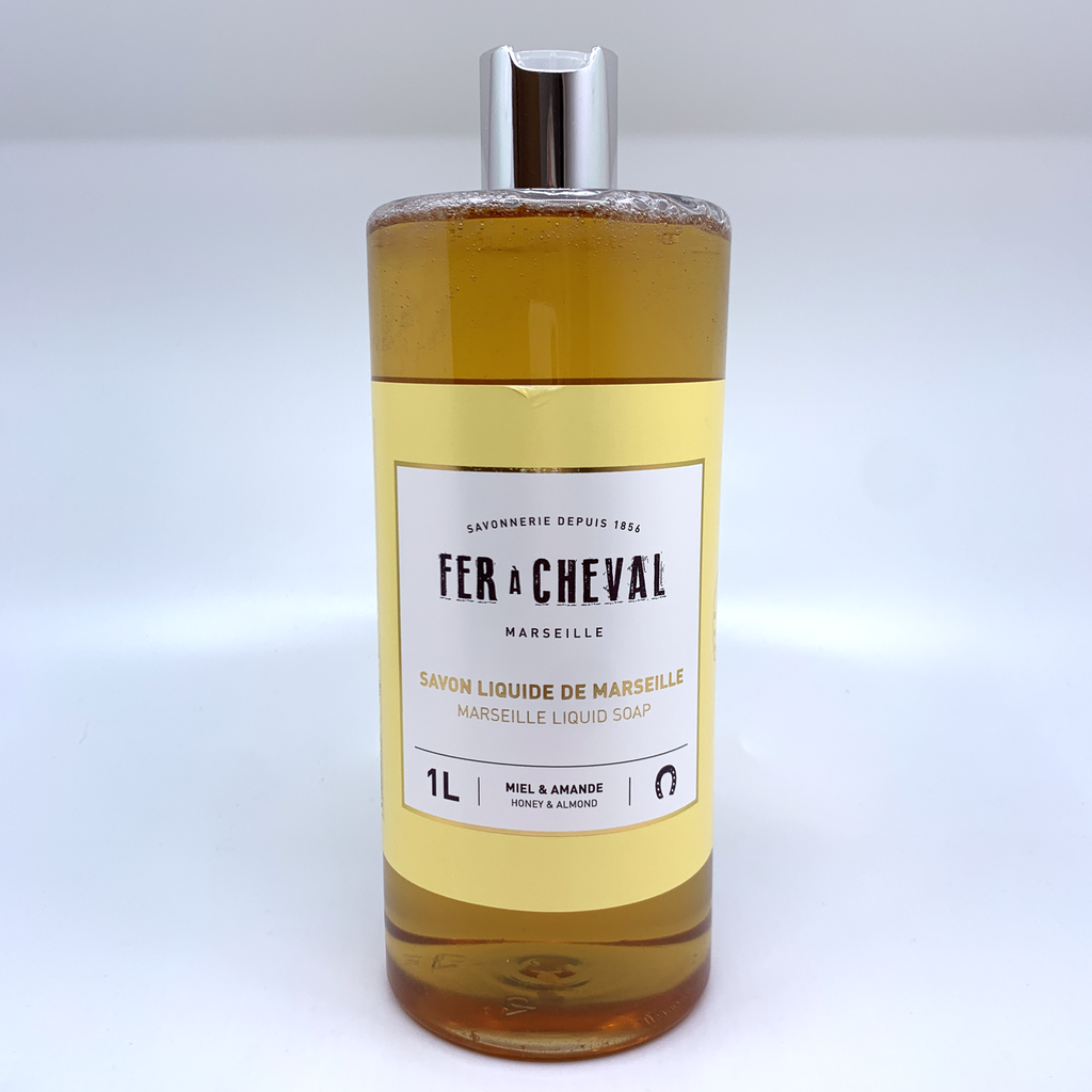 Marseille Liquid Soap - Honey & Almond 1L Refill