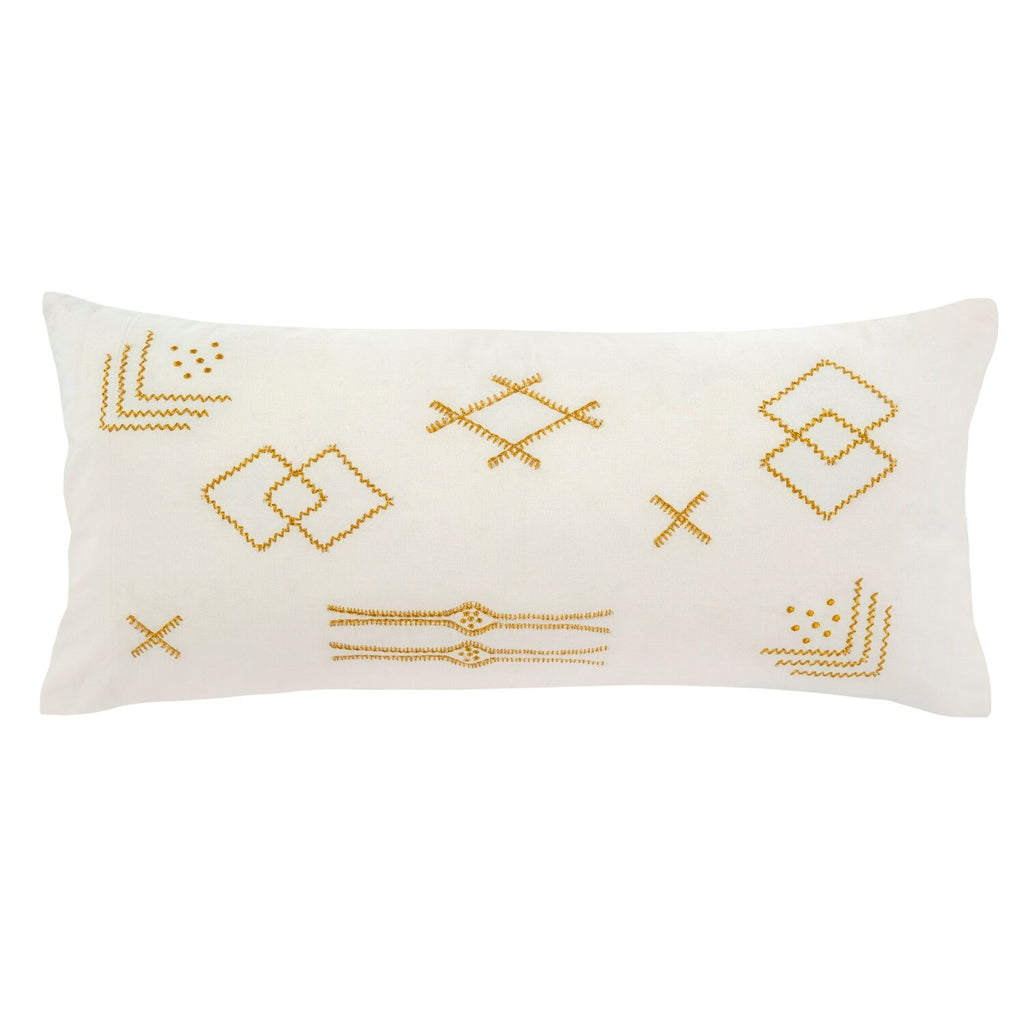 Safi Lumbar Pillow- White