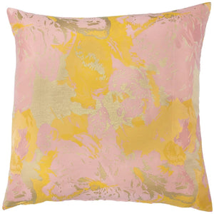 Yellow/Rose Lurex Pillowcase 40x60cm