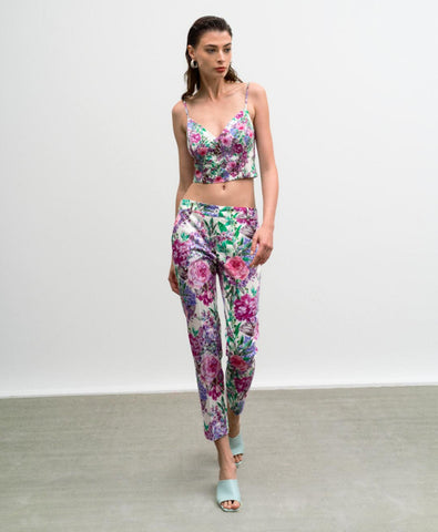 Image of Floral Bustier Top