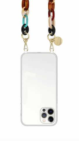 Image of iPhone 14/13 Pro Transparent shockproof case with transparent silicone rings