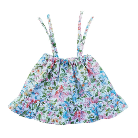 Image of Flowers Multi Flower Strappy Dress