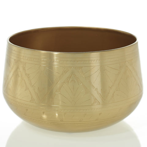 Image of Tulum Bowl 9.75"x 5.75" Gold