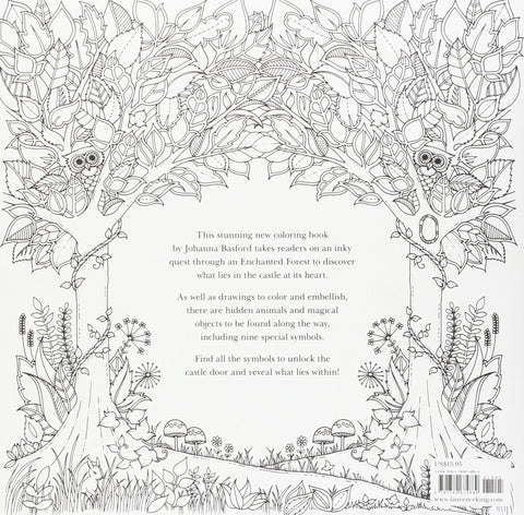 Image of Enchanted Forest: An Inky Quest and Coloring book SALE
