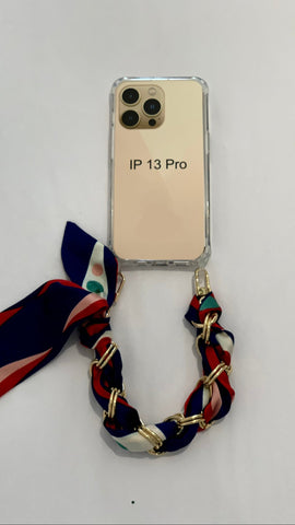 Image of Cell Phone Wristlet Chain with Scarf
