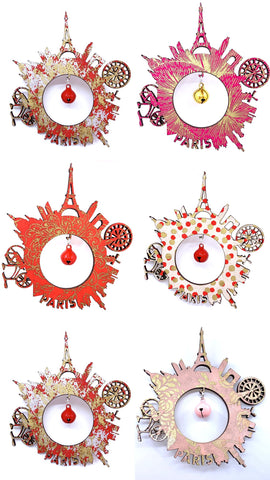 Image of Paris Ornaments With Bells