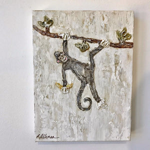 Monkey 9x12 Hand Painted Artwork