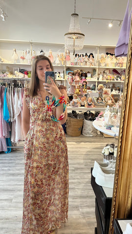 Restonica Floral Maxi Dress