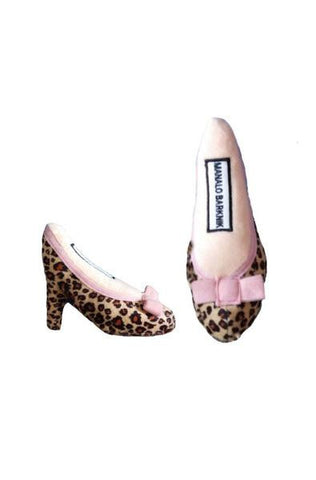 Image of Manalo Barknik Shoe - Pink Trim & Bow