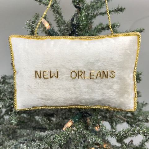 Image of New Orleans Flag Ornament- Limited Edition
