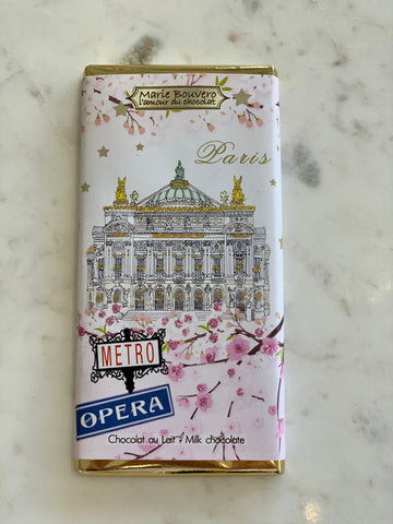 Paris Milk Chocolate Bar - Paris Opera Blossom