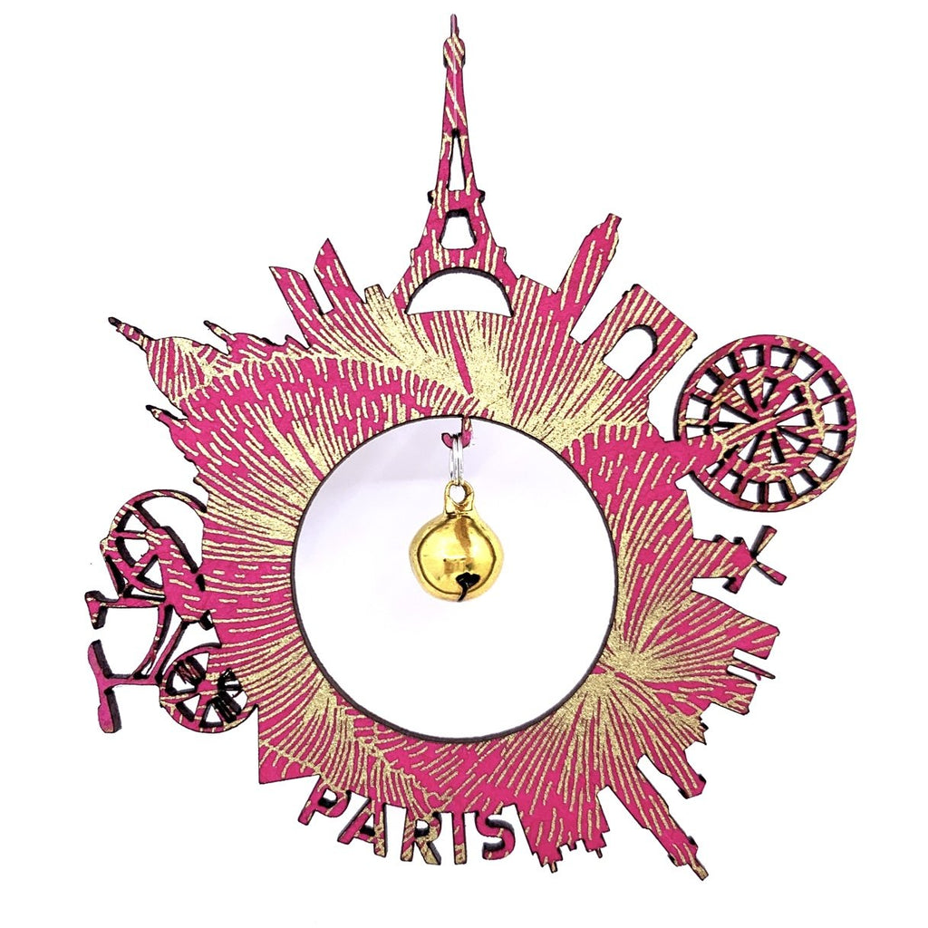 Paris Ornaments With Bells
