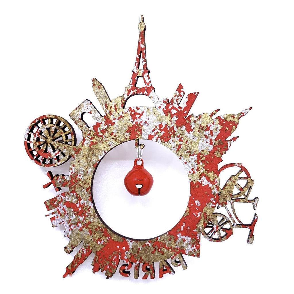 Paris Ornaments With Bells