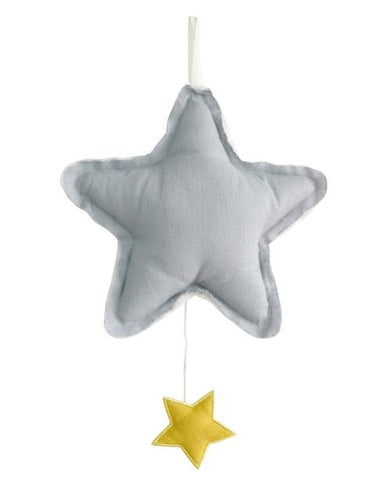 Star Musical - Grey Linen "LET IT BE"