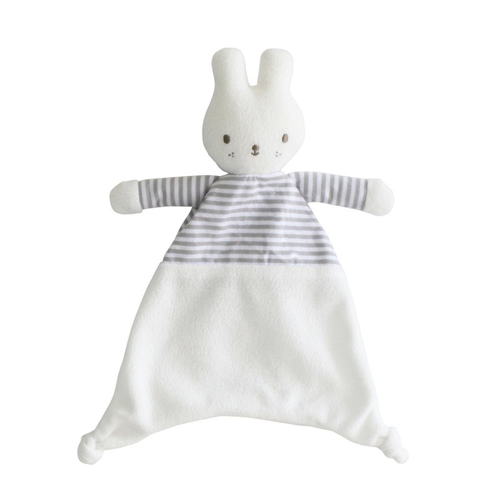 Baby Bunny Comforter Grey Stripe