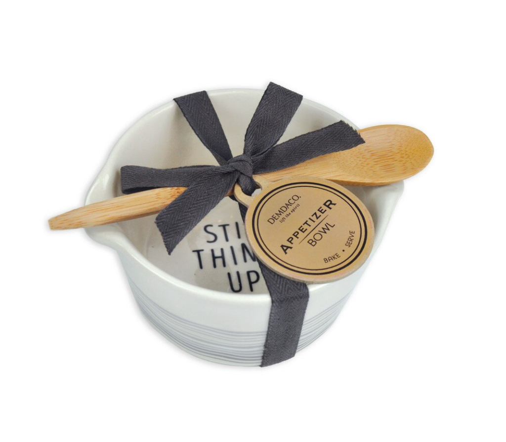 Stir Things Up Appetizer Bowl with Spoon