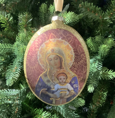 Image of Madonna Christmas Ornament