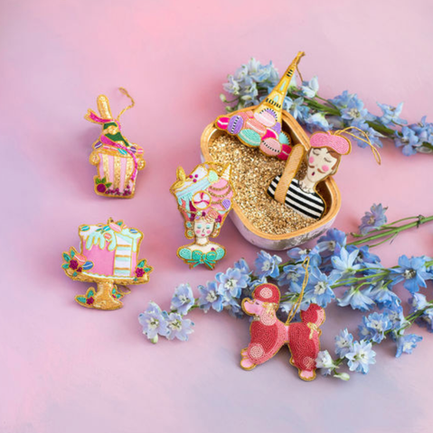 Image of Beaded Parisian Le Sweet Ornaments