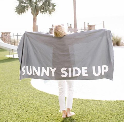 Quick Dry Oversized Beach Towel - Sunny Side Up