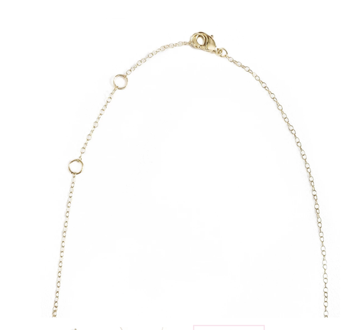 Image of Pink Enameled LV Necklace