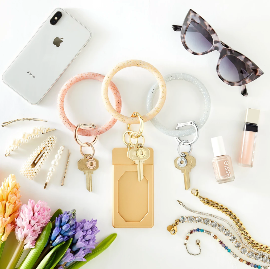 Essentials Confetti Mini Keychain Wallet