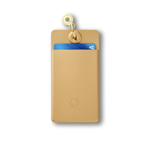 Image of Gold Silicone ID Case