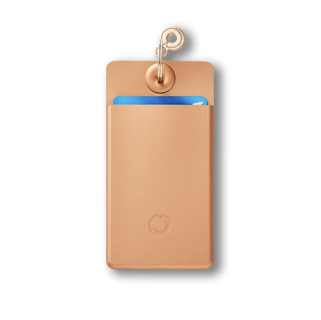 Rose Gold Silicone ID Case