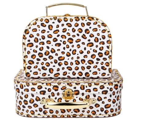 Image of LEOPARD LOVE SUITCASES