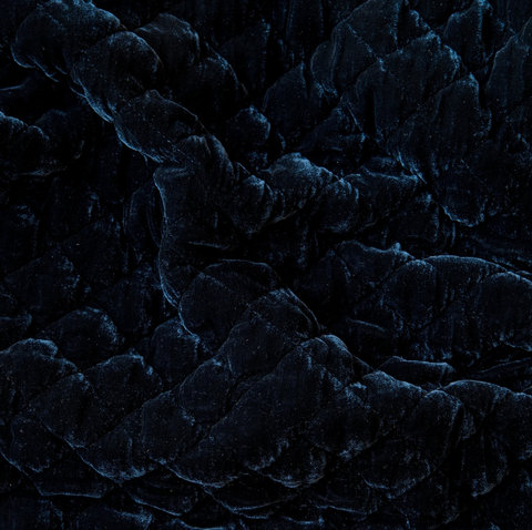 Image of Silk Velvet Quilted Coverlet Bella Notte Linens