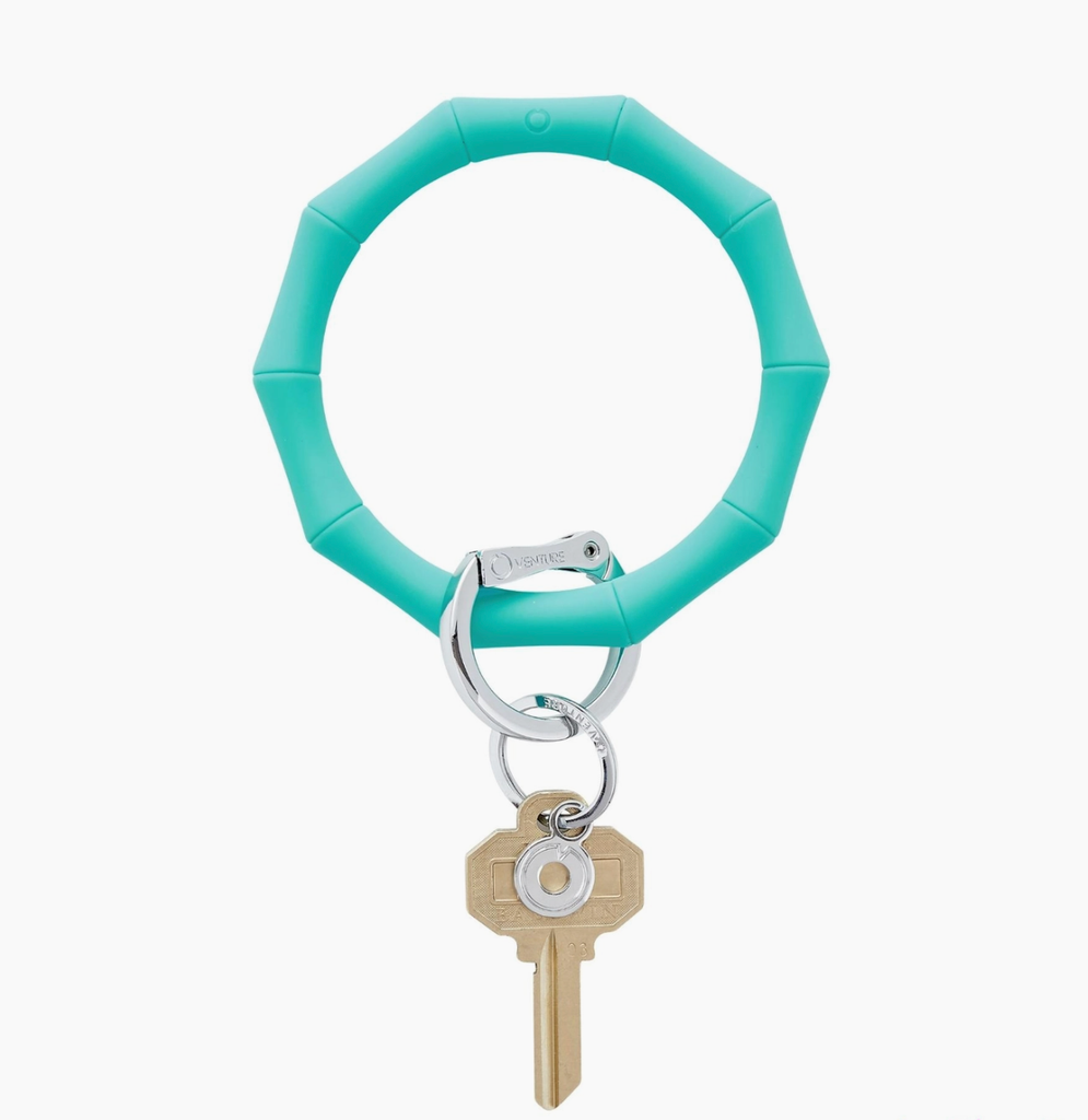 Bamboo In the Pool Silicone Key Ring