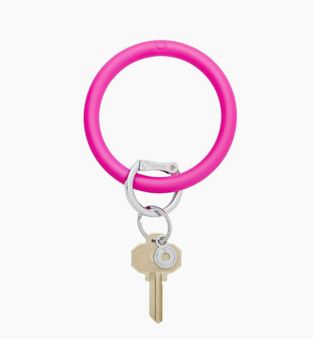 Silicone Big O Key ring Pearlized Collection