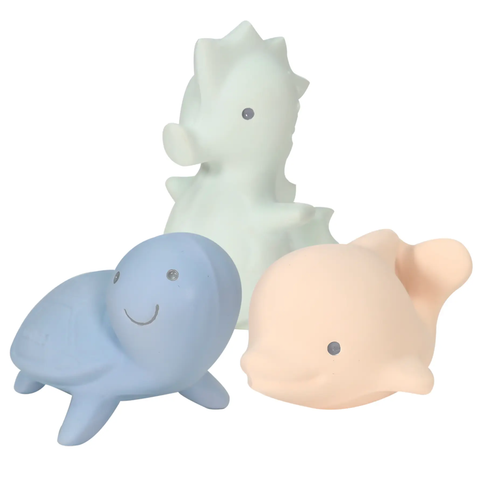 Image of Marshmallow Ocean Animals Teether, Rattle & Bath Toys