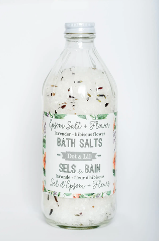 Lavender & Hibiscus  Bath Salts