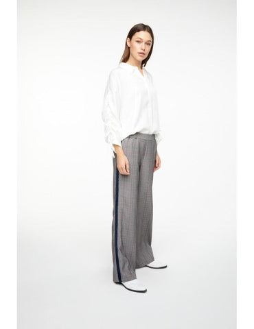 Image of Blouse with Drawstring Sleeves