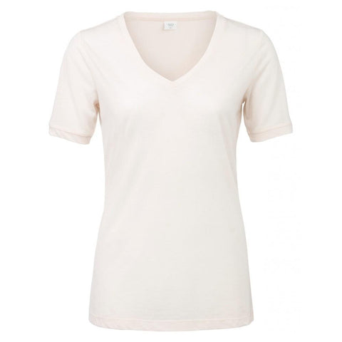Image of Fine Knit Jersey V-Neck