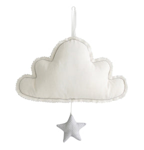 Sleepy Time Cloud & Star Musical Mobile "LET IT BE"
