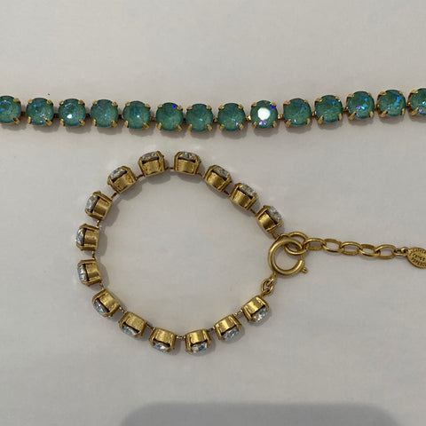 Image of Cup-Chain Crystal Bracelet