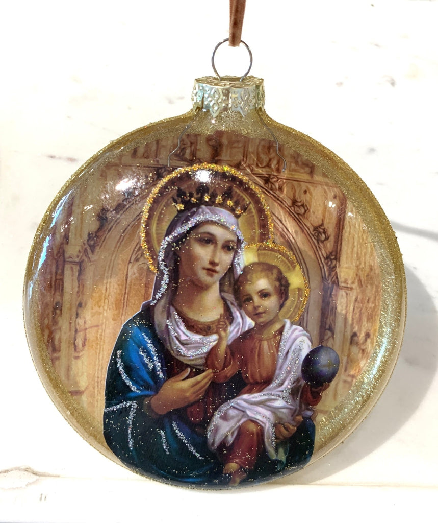 Madonna and Child 5" Ornament