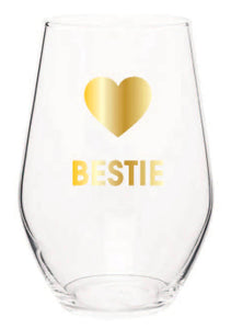 Bestie Wine Glass