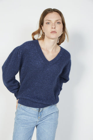 Chantal Sweater - Denim Blue
