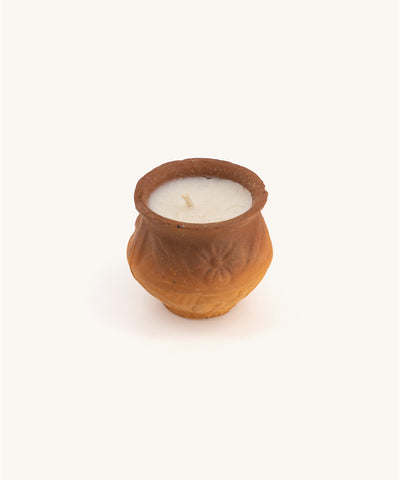 Image of Terracotta Scented Candle Holder Mini