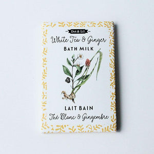 White Tea & Ginger Bath Milk Sachet