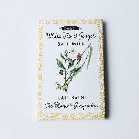 Image of White Tea & Ginger Bath Milk Sachet